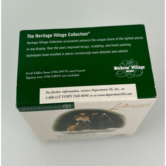 Department 56 Dickens Village Bob Cratchit Tiny Tim Heritage Collection Figure - Picture 5 of 13